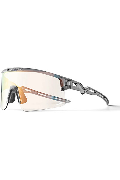 ROCKBROS Ochelari de ciclism fotocromatici, cu protecție UV și inserție corec...