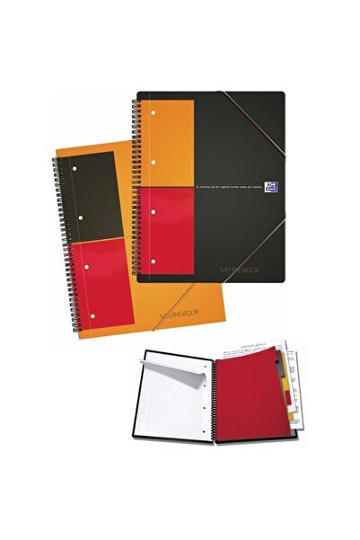 Oxford Caiet cu spirala A4+, International Meetingbook, 80 file-80g/mp, 4 per...