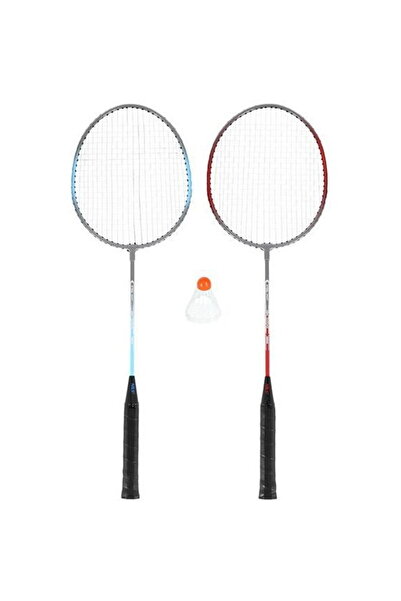 Nils Extreme Badminton Set, 2x paddles, 1x plastic shuttlecock, NILS NRZ002 Iron