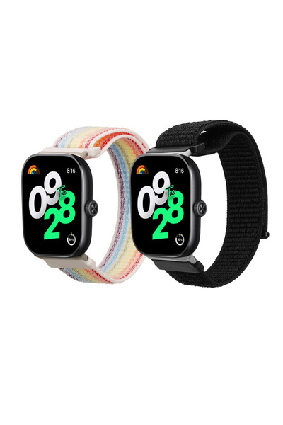 KWmobile Set de 2 curele pentru Xiaomi Redmi Watch 4 / Band 8 Pro, KWM000025B...