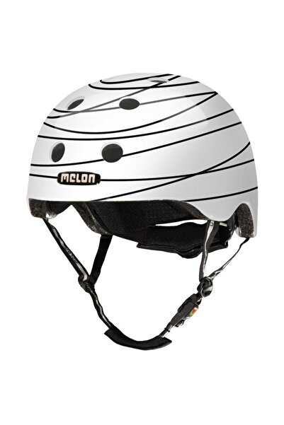 Pegas ALBĂ CASCA MELON SCRIBBLE XXS-S 46-52CM