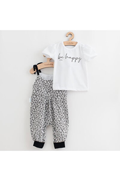 NEW BABY SHOP New Baby Be Happy 2-piece summer girls set, size 56 (0-3m)