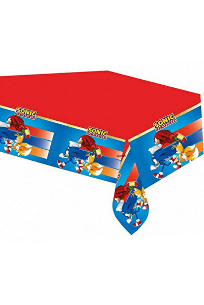 Sonic Speed Party Tablecloth, plastic 120x180 cm Blue