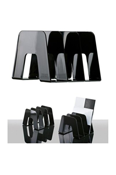 HAN Separator pentru cataloage, reviste , corespondenta, Sorter - negru lucios