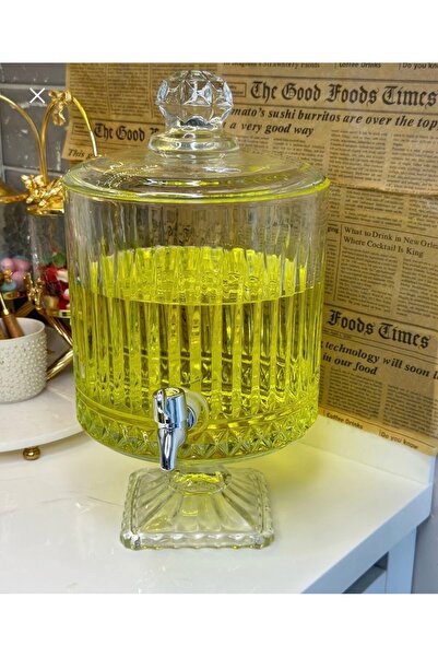 cicizuccaciye 4.5 Litre Elysia Cam Sebil