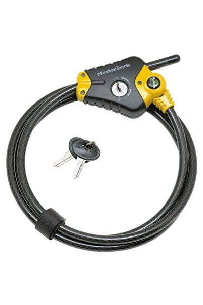 Master Lock Cablu antifurt bicicleta ajustabil din otel 8420EURD, 4,50m, Ø10m...