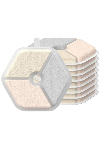 oneisall Set 9 filtre de schimb pentru fantana PTM-643, Gri