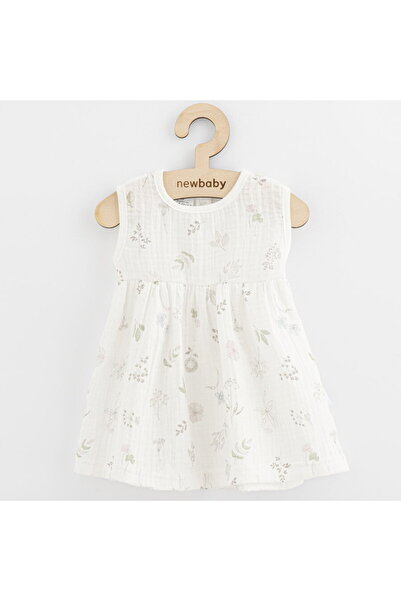 NEW BABY SHOP Rochiță de muselină pentru bebeluși New Baby Zoe, mărimea 56 (0...