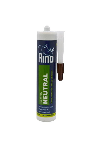 Rino Silicon neutral RINO, 280ml, maro RAL 8014