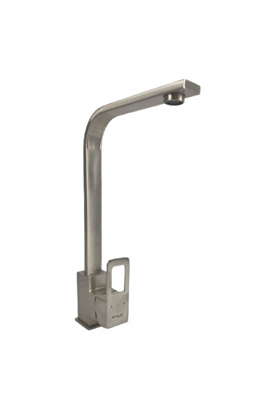 Mixxus Baterie bucatarie FIT-011 din otel inoxidabil, Monocomanda, Racorduri ...