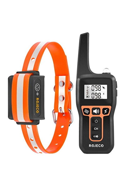 ROJECO Zgardă de dresaj pentru câini PD529 1000m (portocaliu)