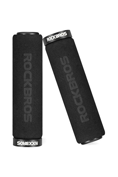 ROCKBROS Mânere de ghidon pentru bicicletă din burete BT1001BKBK - negre