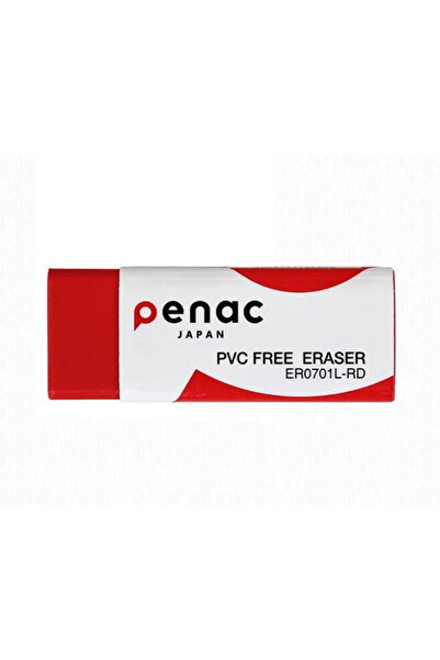 PENAC Medium eraser, 100% rubber, 43 x 21 x 13mm - red color