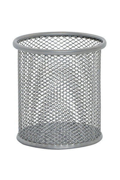 Q-Connect Suport metalic Mesh, pentru instrumente de scris, forma rotunda, - ...