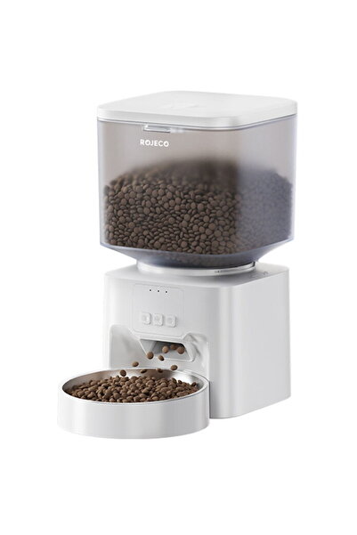 ROJECO Dozator de hrană 4.5L Alb