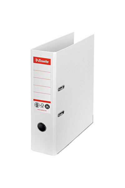 Esselte Biblioraft No.1 Power Recycled, CO2 neutral cardboard, A4, 75 mm, white