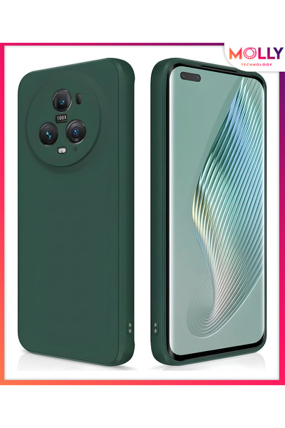 Molly Cactus Liquid Inside Kad Velvet Likon Case for Honor Magi̇c 5 Pro