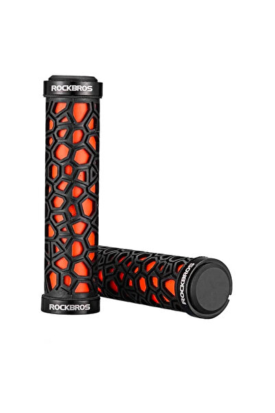 ROCKBROS Mânere de bicicletă AOR 2017-14 - negre și portocalii