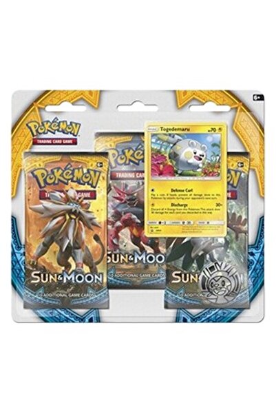 Pokemon Soare și Lună: Blister cu 3 bucăți Togedemaru