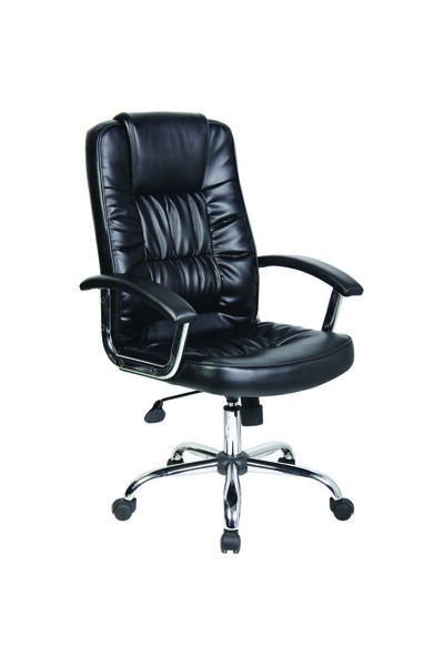 OFFICE products Scaun de birou, brate metalice, rotile, piele ecologica elega...