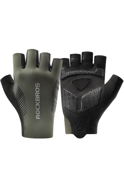 ROCKBROS mănuși de ciclism primăvară/vară/toamnă, degete scurte, mărime: L - ...