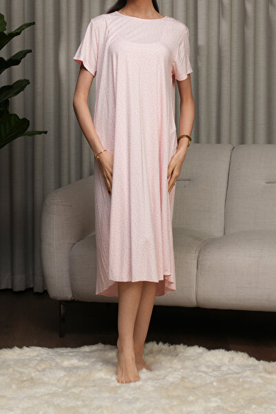 hendam Soft house dress with a floral pattern