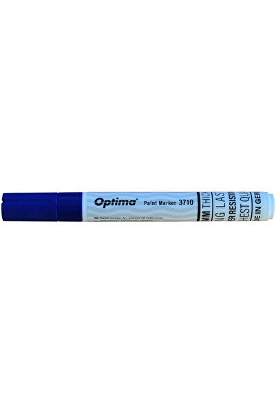 Optima Paint marker Paint 3710, round tip 4.5mm, writing thickness 2-3mm - blue