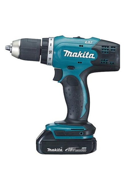Makita Masina de gaurit si insurubat 18V 1300rpm 36mm 2baterii 1.5Ah incarcator
