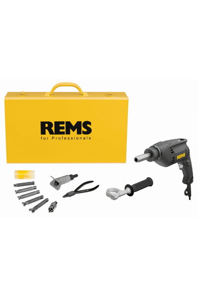 REMS Masina de gaurit tevi de cupru Hurrican Set 12-14-16-18-22 151010 R220