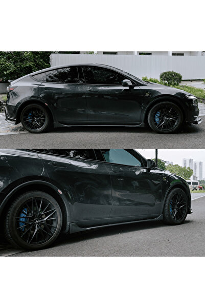 Red Lion parts Tesla Model Y Juniper (2025+) Uyumlu Yan Maşpiyer Seti Mat Siyah