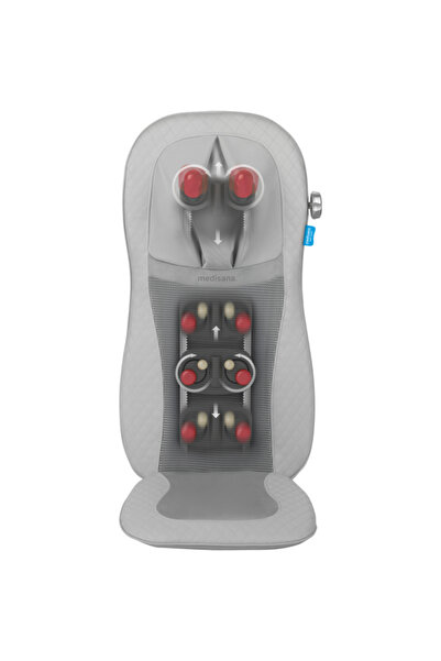 medisana Husa masaj MCG810 88990, 3 zone de masaj, Telecomanda, Argintiu