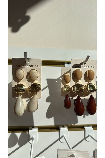 MİOSA أقراط متدلية من الفولاذ طراز ZR 316l (أرسل الموديل الذي تريده)