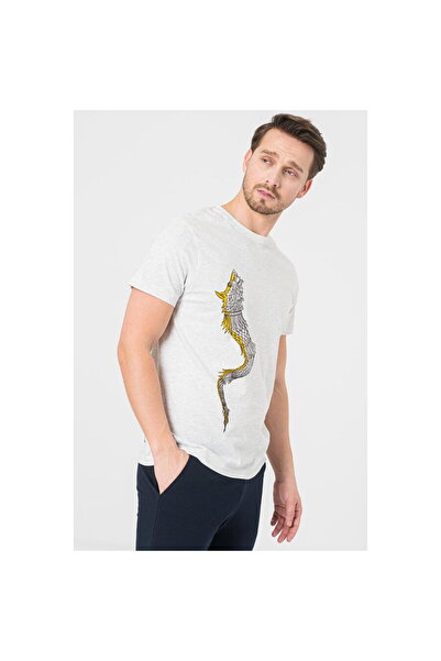 Pegas TRICOU CASUAL DRACON BARBATI LIGHT GRAY-