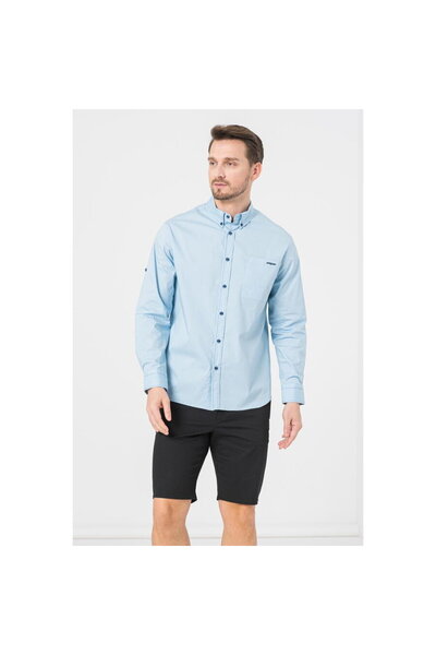 Pegas MEN'S CASUAL SHIRT LIGHT BLUE XL