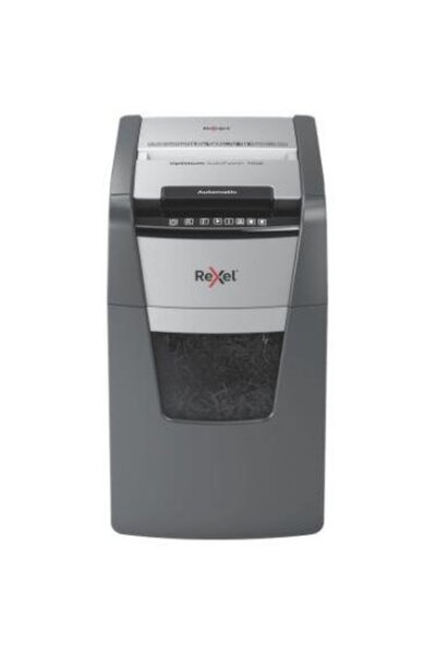 Rexel OPTIMUM 150x, P4, cross-cut (confeti), 150 coli, cos 44l, negru-gri