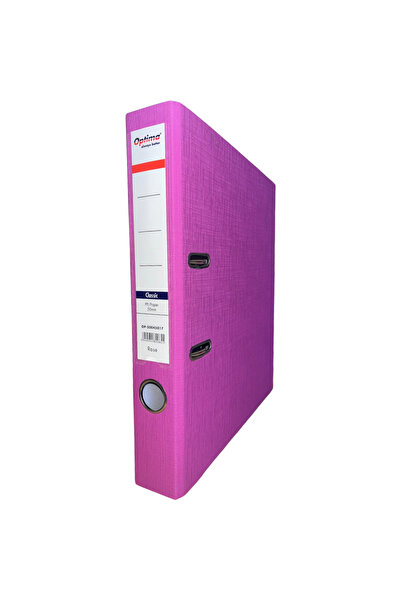 Optima Biblioraft A4, plastifiat PP/paper, margine metalica, 50 mm, Classic -...