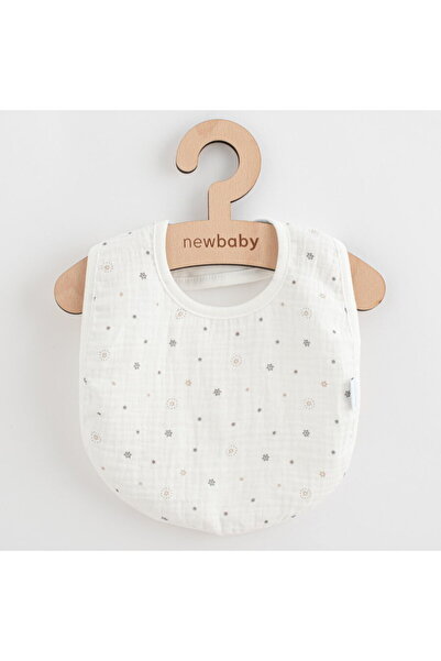 NEW BABY SHOP Bavetă din muselină pentru bebeluși New Baby Arthur uni