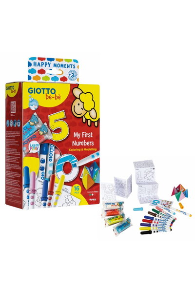 Giotto Set articole creative My First Numbers, be-be