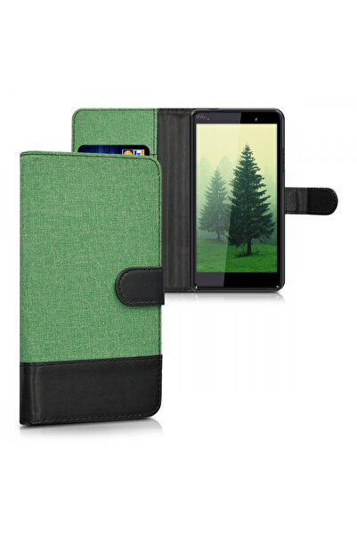 KWmobile Husă pentru Wiko Fever, textilă, verde, 37601.71