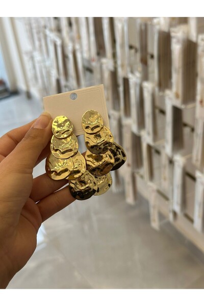 MİOSA 316L Steel Mng Model Earrings