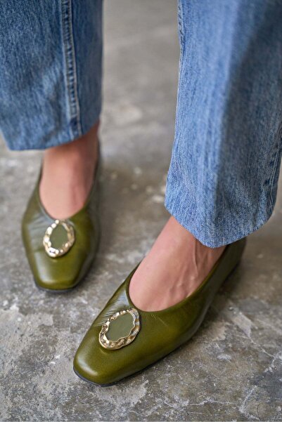 PELİN'İN AYAKKABILARI SİWON HAKİ DERİ BABET