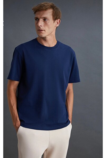 sarıdağ Oversized Mold Combed Cotton T-Shirt