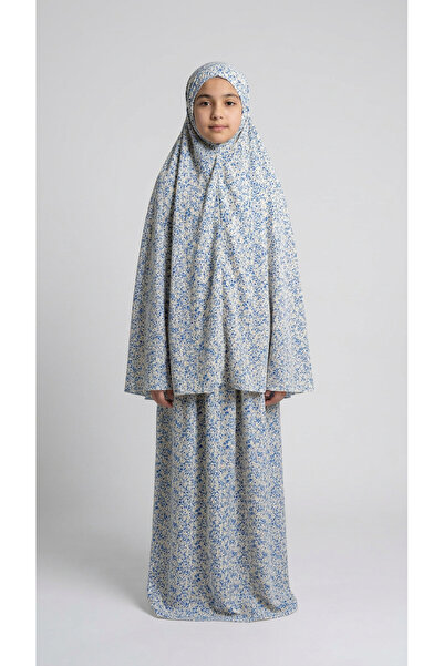 KanatGo Girl's Hijab Prayer Dress – Comfortable Fit Long Sleeve Prayer Garment