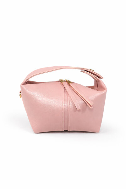 Çantacımstore Women's Archel Leather Clutch Bag Powder