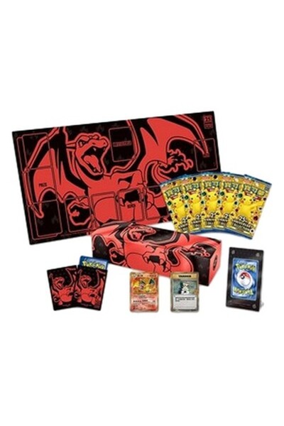 Pokemon Cutie de colecție premium Charizard pentru a 25-a aniversare, T-Chinese