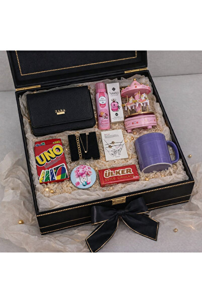 OEM Sevgiliye Çanta, Atlı Karınca, Takı ,Parfüm, Konseptli Pembe Premium Kadı...