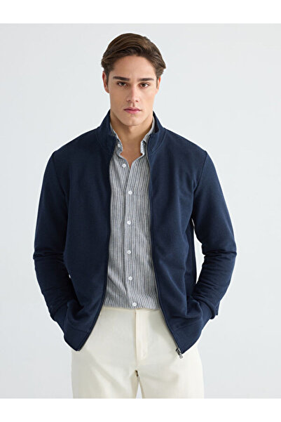 LC Waikiki Standardfit Dik Roba Collar Men's Zipper Sweatshirt from Uzg Store...