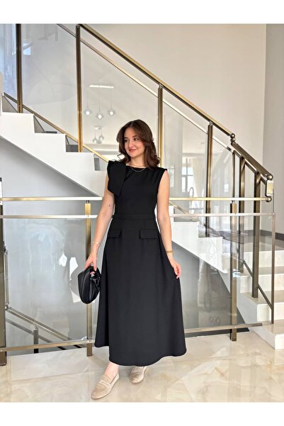 Sude Kızanlıklı Rochie Zero Sleeve detaliu pe umăr