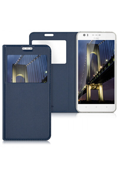 KWmobile Husă pentru HTC Desire 10 Lifestyle, - piele, albastră, 39779.17