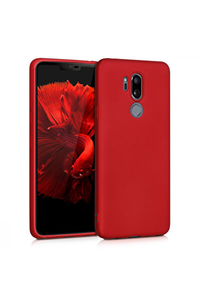 KWmobile Case for LG G7 ThinQ / G7 Fit / G7 One, Silicone, Red, 45159.36